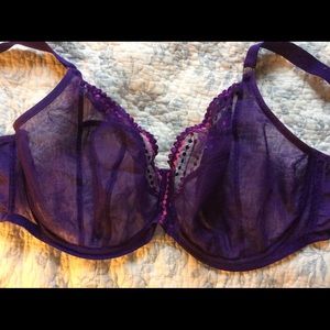 Elomi Matilda Side Support Plunge Bra Purple 36HH